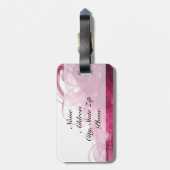 Lieve Ballerina Danseres | Doe-Het-Zelf Tekst | Ro Bagagelabel (Achterkant verticaal)