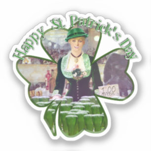 Lieve barkeeper St. Patrick's Day Sticker