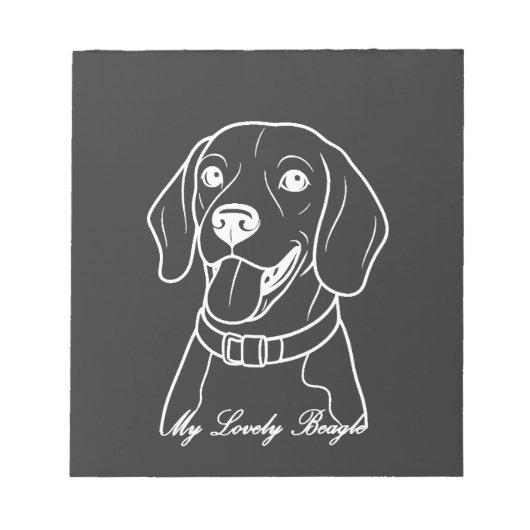 Lieve Beagle Notitieblok (Voorkant)