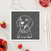 Lieve Beagle Servet (Insitu)