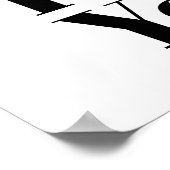 Lieve Bed, ik hou van je wit Poster (Hoek)