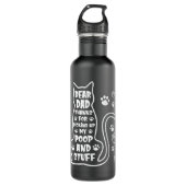 Lieve Bedankt van papa voor het oppakken van mijn  Waterfles (Voorkant)