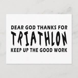 Lieve Bedankt voor triatlon Briefkaart