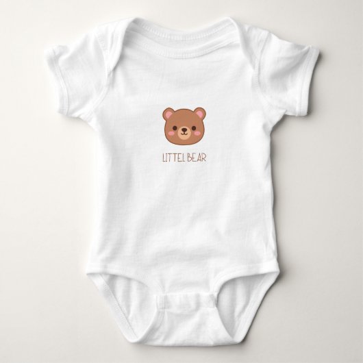 Lieve Beer Cute Baby Design Romper (Voorkant)