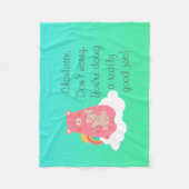 Lieve Beer Fleece Deken (Voorkant)