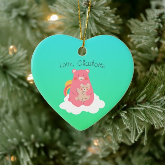 Lieve Beer Keramisch Ornament (Boom)
