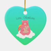 Lieve Beer Keramisch Ornament (Achterkant)