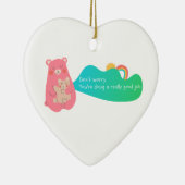 Lieve Beer Keramisch Ornament (Rechts)