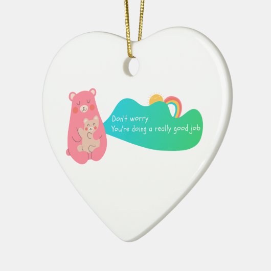 Lieve Beer Keramisch Ornament (Links)