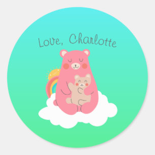 Lieve Beer Ronde Sticker