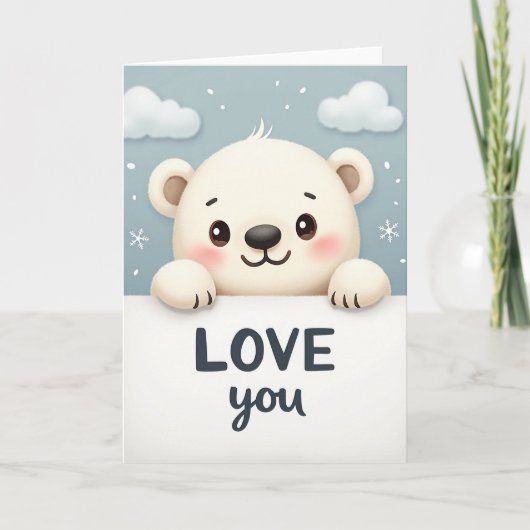 Lieve-Beren-Liefde-Kaart Kaart (Voorkant)