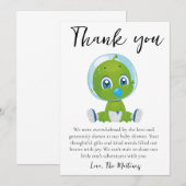 lieve bericht babyshower bedankkaartjes kaart (Voorkant / Achterkant)