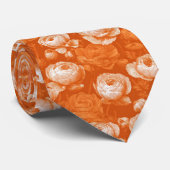 Lieve beste geschenken voor mannen Ranunculus Stropdas (Opgerold)