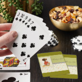 Lieve Biddende Meisje Dank Je God Pokerkaarten (Insitu)
