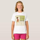 Lieve Biddende Meisje Dank Je God T-shirt (Voorkant volledig)