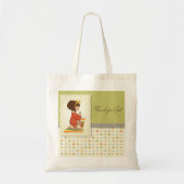 Lieve Biddende Meisje Dank Je God Tote Bag (Voorkant)