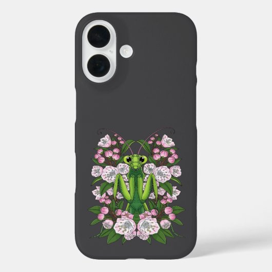 Lieve bidsprinkhaan en berglaurier  Case-Mate iPhone case (Achterkant)