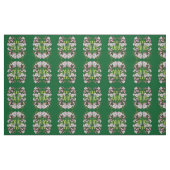 Lieve bidsprinkhaan en berglaurier stof (Fat Quarter)