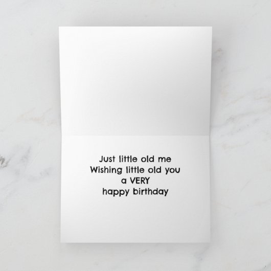 LIEVE BIGGEN ZEGGEN "GELUKKIGE VERJAARDAG" KAART (Binnen)