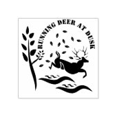 Lieve bij Dusk Rubberstempel (Afrduk)