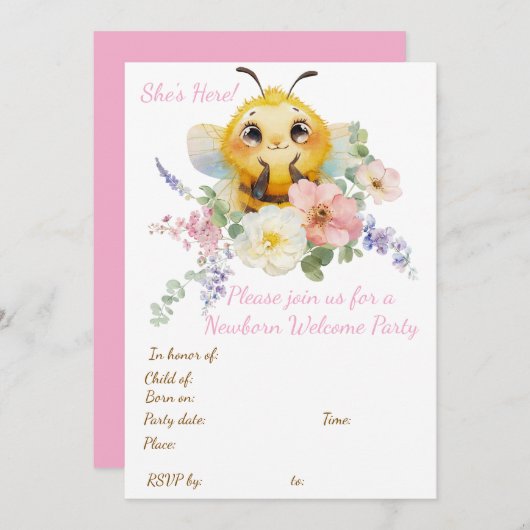 Lieve Bij Uitnodiging (Voorkant / Achterkant)