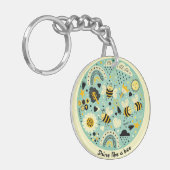 Lieve bijen Sleutelhanger (Voorkant Links)