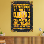 Lieve blanke mensen canvas afdruk (Insitu (Woonkamer))