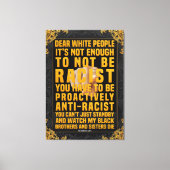 Lieve blanke mensen canvas afdruk (Voorkant)