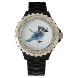 Lieve Blauwe Gaai Horloge