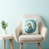 Lieve blauwe kussen babyslaapkamer (Stoel)