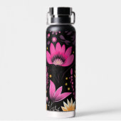 Lieve Bloemen Waterfles (Achterkant)