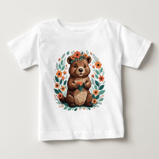 Lieve bloemige bever (Voorkant)