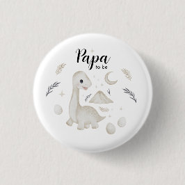 Lieve Boho Dinosaur Papa Wordt Aangepaste Knop Ronde Button 3,2 Cm