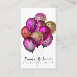 Lieve Bokeh en Roze Gouden Lovertjes Evenementenpl Visitekaartje