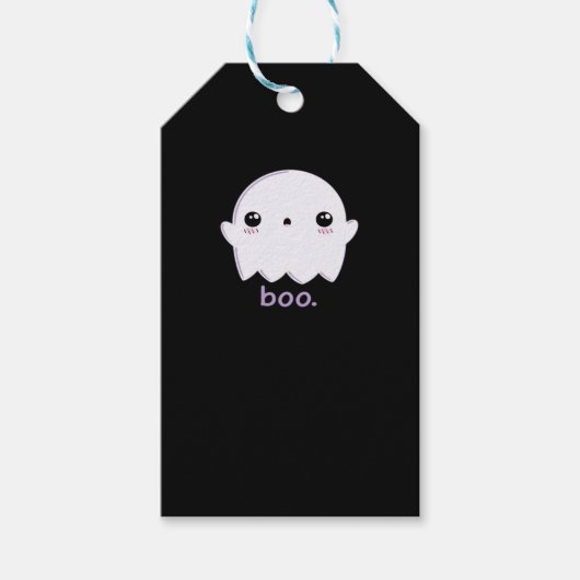 Lieve Boo Schattig Halloween Cadeaulabel (Voorkant)