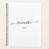 Lieve Boog Handtekening Naam Planner (Voorkant)