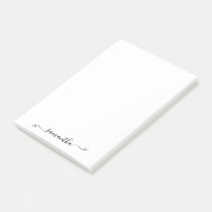 Lieve Boog Handtekening Naam Post-it® Notes