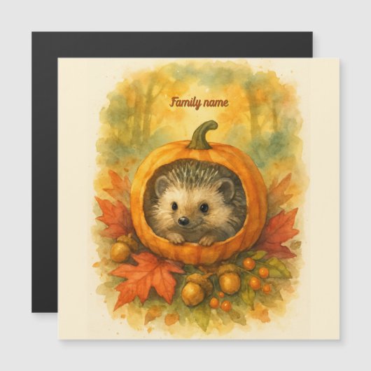 Lieve Bosoogstbewaker Herfst Aquarel (Voorkant / Achterkant)