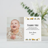 Lieve Bouw Foto Verjaardag Bedankt Briefje (Staand voorkant)