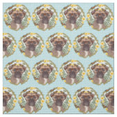 Lieve Boxer Hond Stof (Swatch)