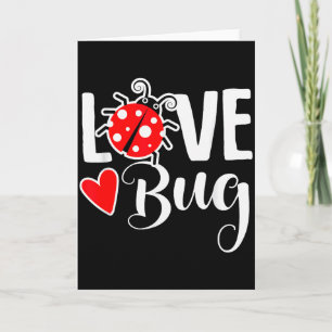 Lieve Bug Schattige Valentijnsdag Feest Lieve Torr Kaart