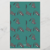 Lieve Bushbabies Illustratie Briefpapier (Achterkant)