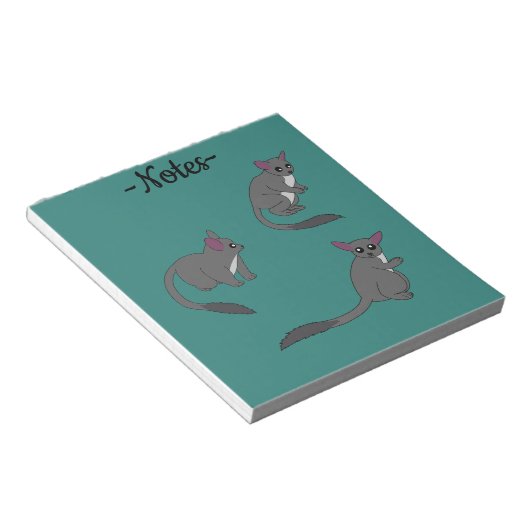 Lieve Bushbabies Illustratie Notitieblok (Schuin)