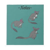 Lieve Bushbabies Illustratie Notitieblok (Voorkant)