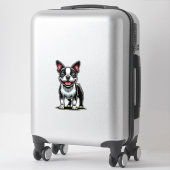 Lieve Bustie Hond Sticker (Koffer)