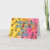 lieve buurvrouw bedankkaart (Voorkant)