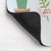 Lieve Cactus, Zilver  Muismat (Hoek)