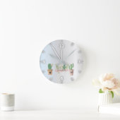 Lieve Cactus, Zilver Ronde Klok (Huis)