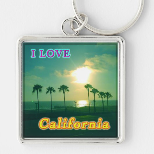 "Lieve Californië 1" Sleutelhanger (Voorkant)