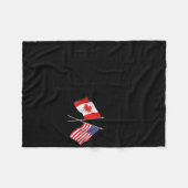 Lieve Canada, wij haten hem ook Fleece Deken (Voorkant (Horizontaal))
